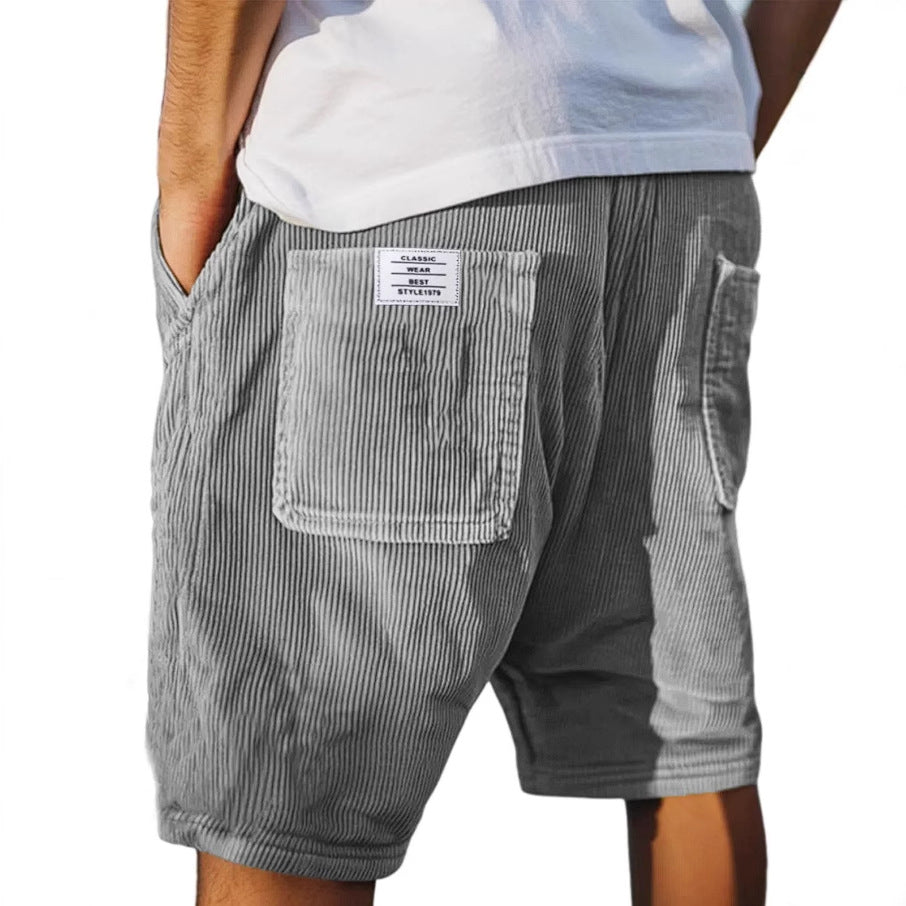 Men's Velvet Shorts - Soft Casual Shorts for Summer