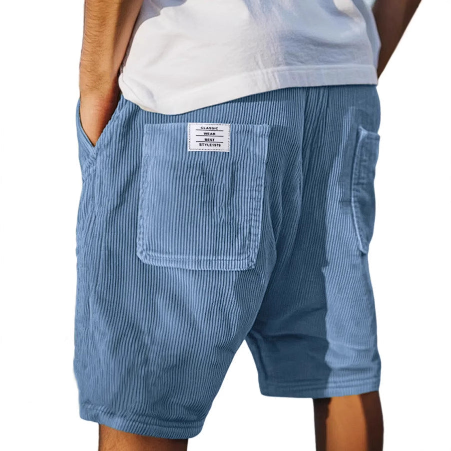 Men's Velvet Shorts - Soft Casual Shorts for Summer