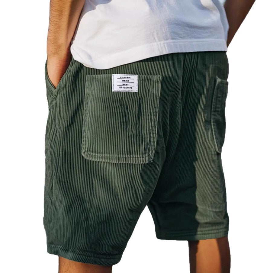 Men's Velvet Shorts - Soft Casual Shorts for Summer
