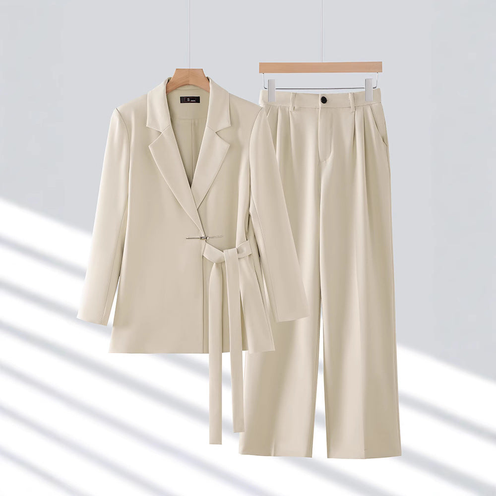 Women's Tailored Suit Set – Long Blazer Elegant Style