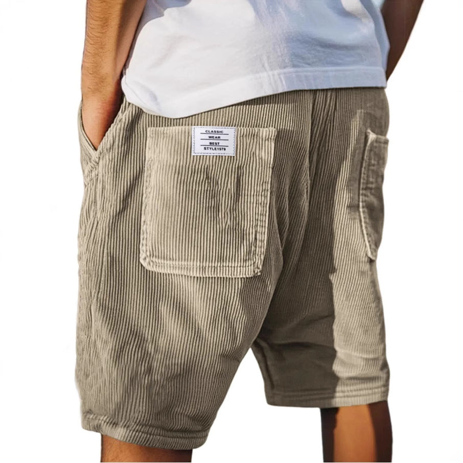 Men's Velvet Shorts - Soft Casual Shorts for Summer