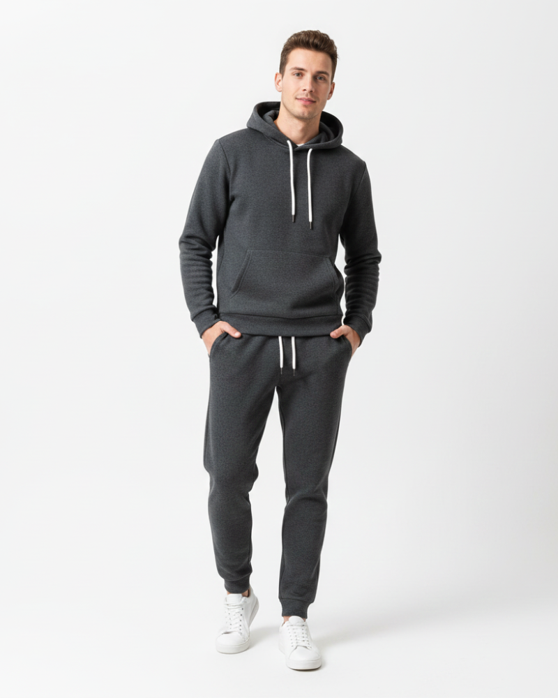 Men's Hoodie and Jogging Set – Breathable Regular Fit Casual Sport Style