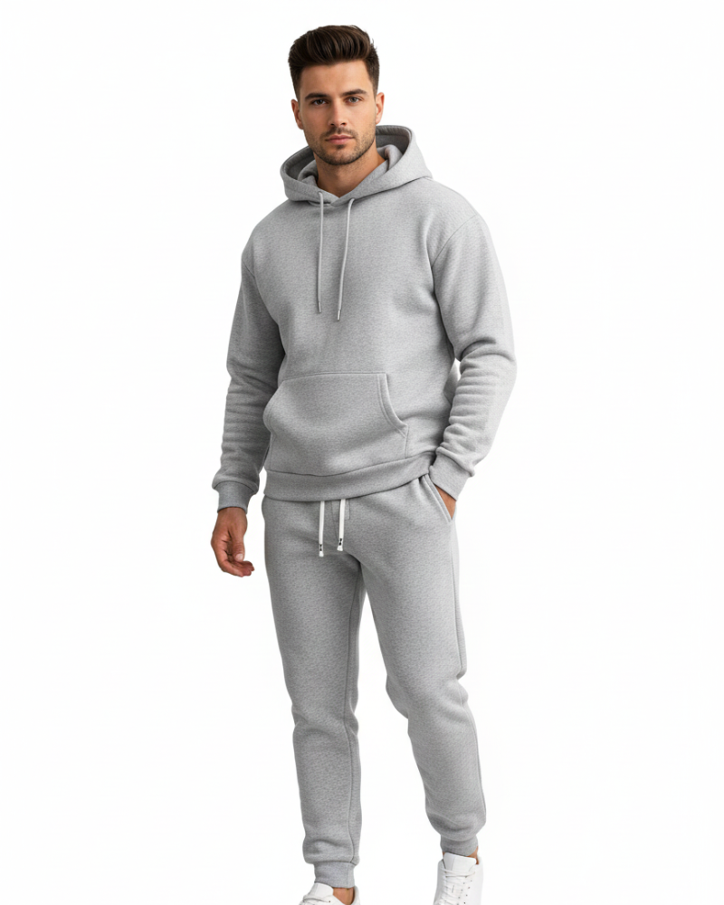 Men's Hoodie and Jogging Set – Breathable Regular Fit Casual Sport Style