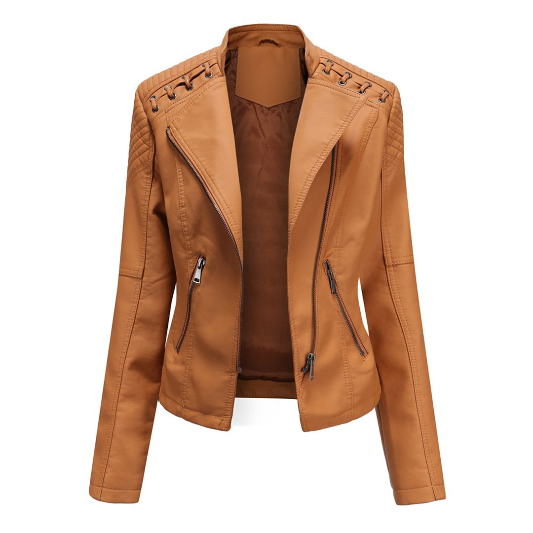 Women's Zipper Front Jacket – Trendy Everyday Outerwear Style