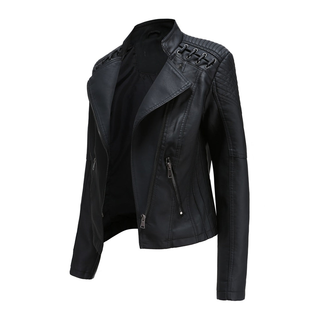 Women's Zipper Front Jacket – Trendy Everyday Outerwear Style
