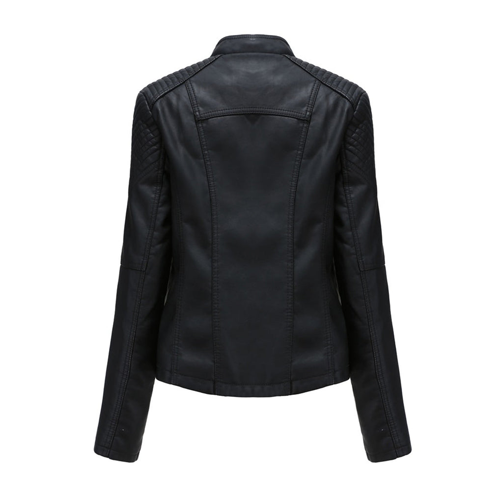 Women's Zipper Front Jacket – Trendy Everyday Outerwear Style