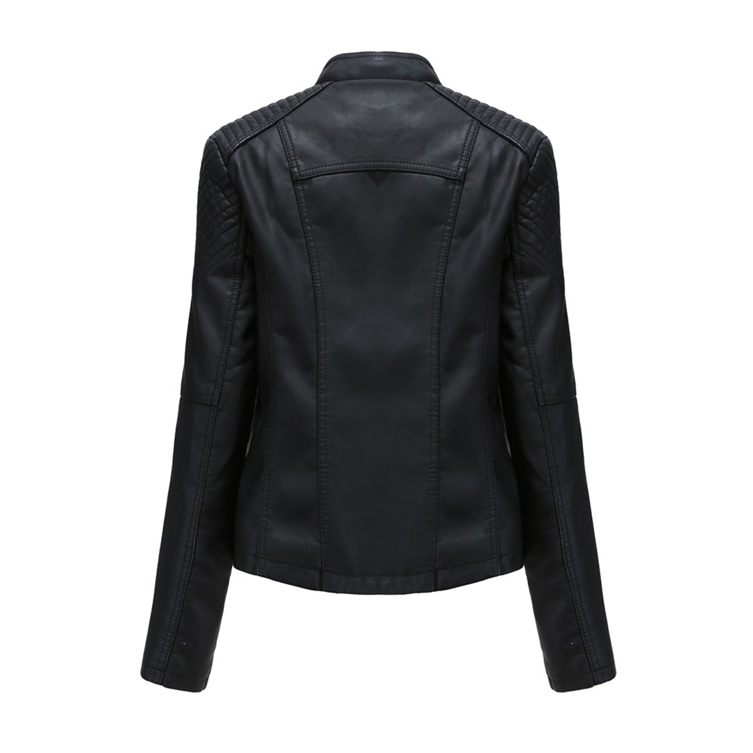 Women's Zipper Front Jacket – Trendy Everyday Outerwear Style