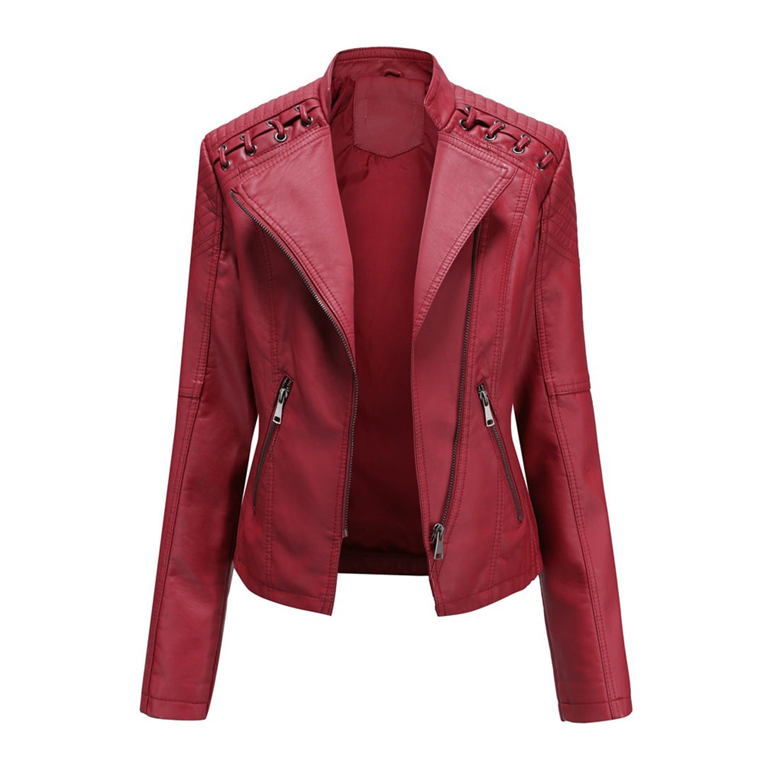 Women's Zipper Front Jacket – Trendy Everyday Outerwear Style