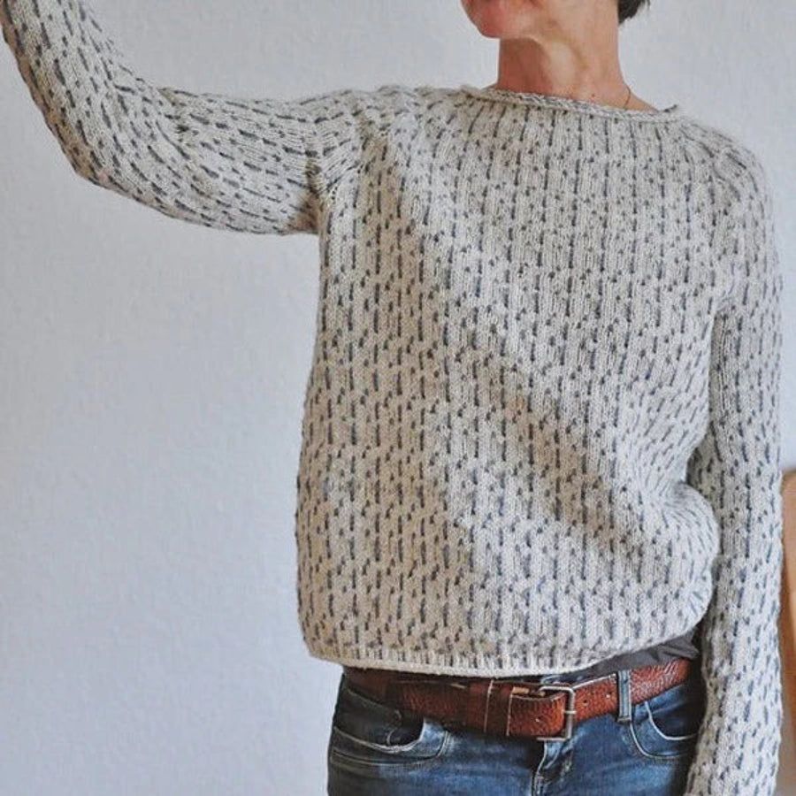 Women's Casual Knit Sweater – Boat Neck Cozy Style