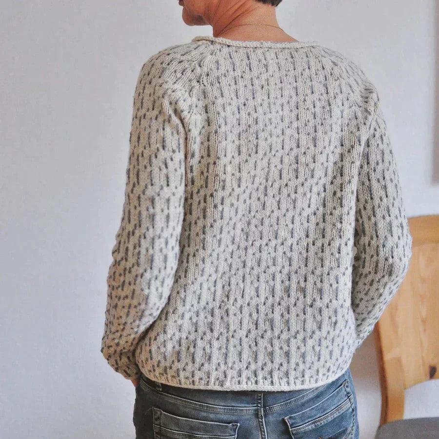 Women's Casual Knit Sweater – Boat Neck Cozy Style