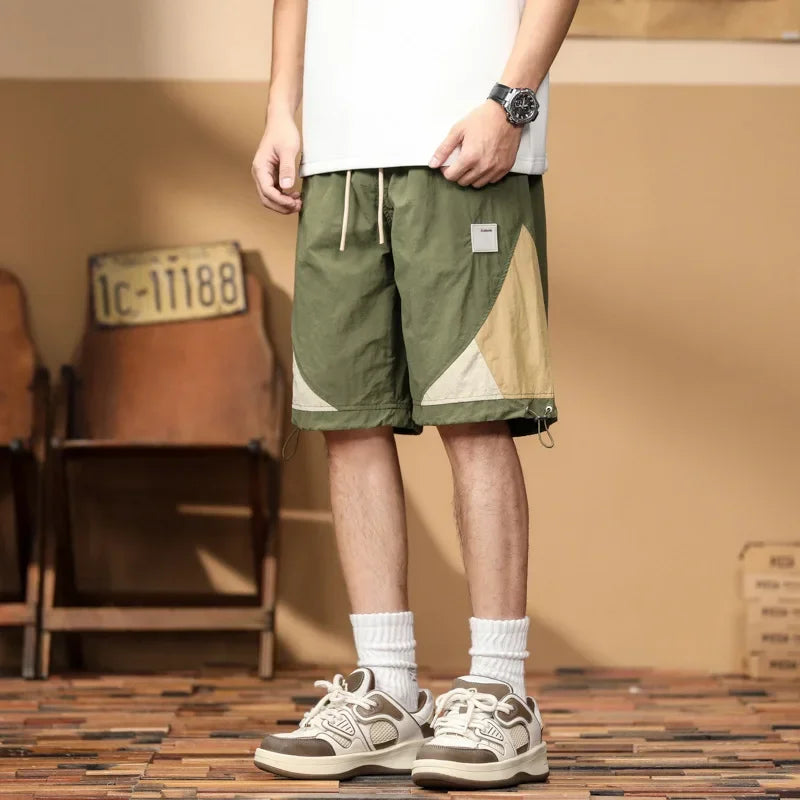 Men's Elastic Waist Drawstring Shorts - Casual Summer Shorts