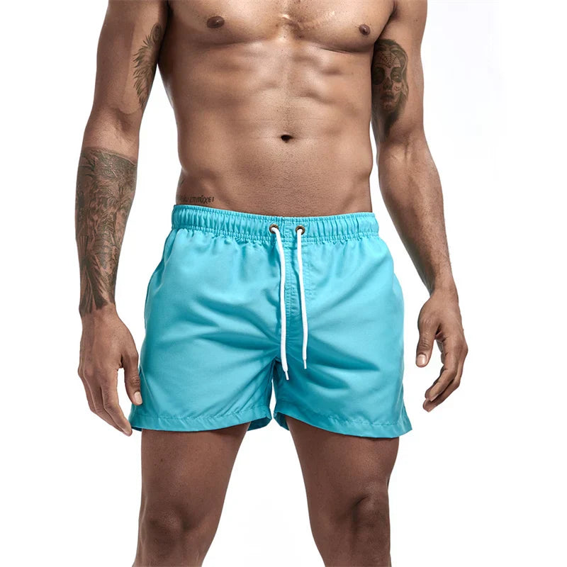 Men's Quick-Dry Swim Shorts - Beach and Pool Shorts