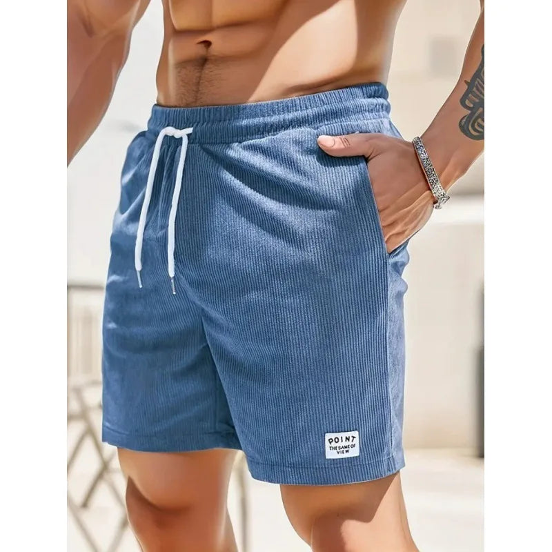 Men's Casual Drawstring Shorts - Lightweight Summer Shorts