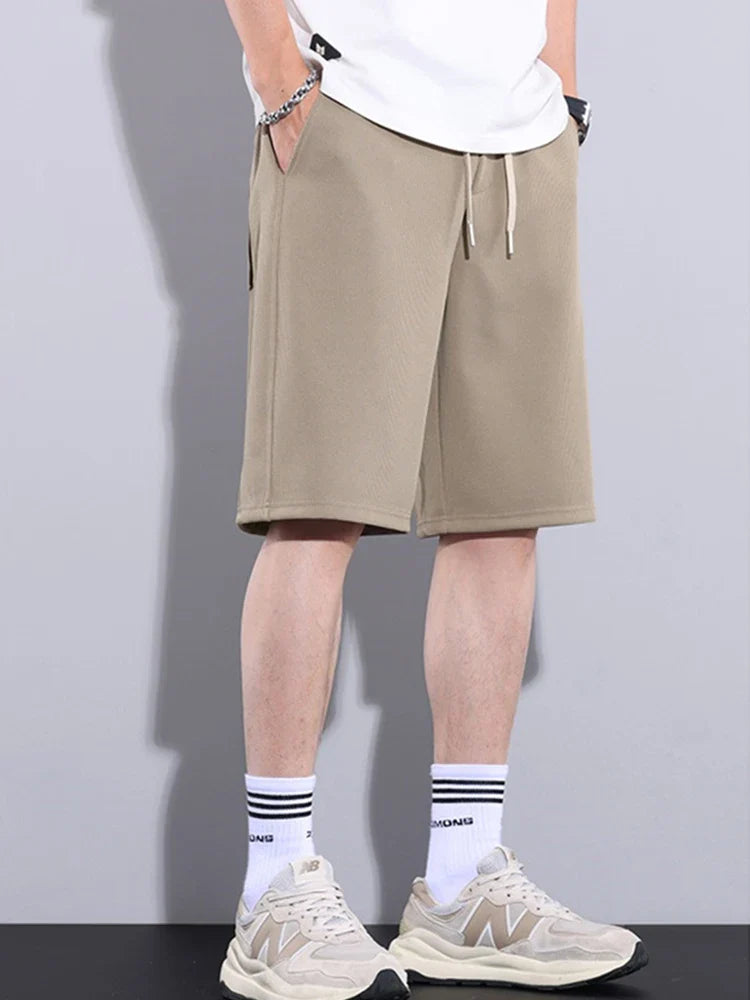 Men's Baggy Sweat Shorts - Breathable Casual Lounge Shorts