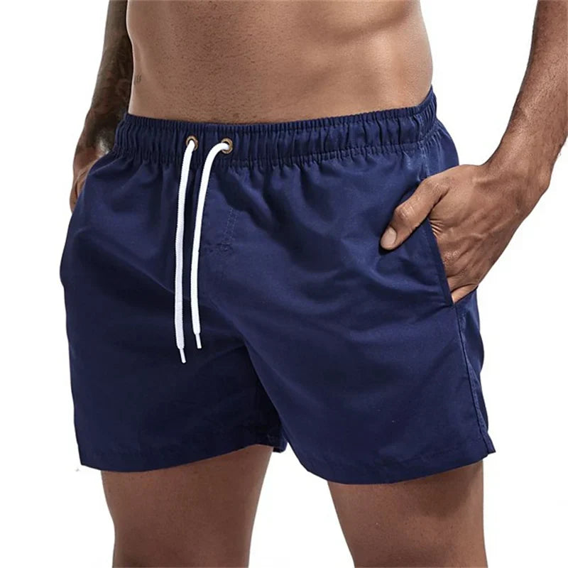 Men's Quick-Dry Swim Shorts - Beach and Pool Shorts