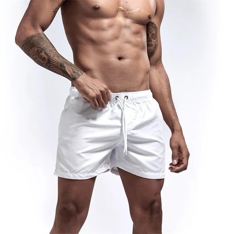 Men's Quick-Dry Swim Shorts - Beach and Pool Shorts
