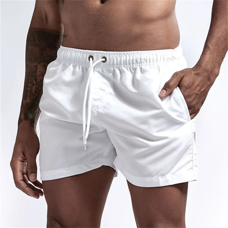 Men's Quick-Dry Swim Shorts - Beach and Pool Shorts