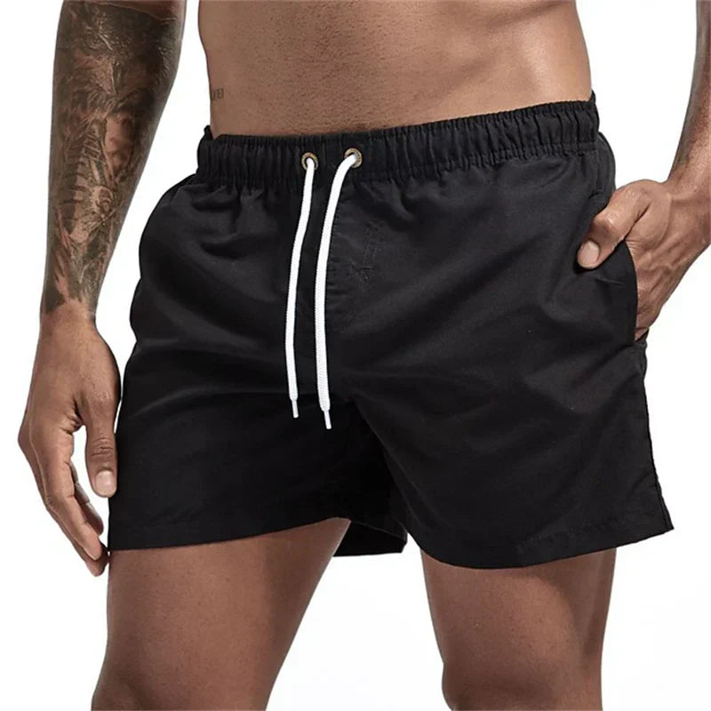 Men's Quick-Dry Swim Shorts - Beach and Pool Shorts