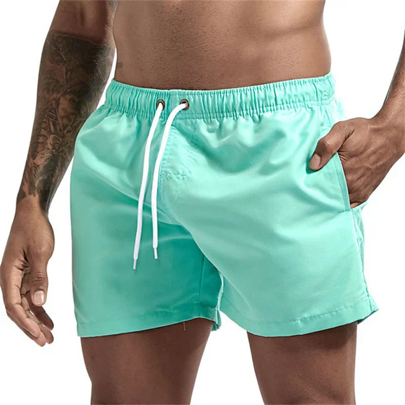 Men's Quick-Dry Swim Shorts - Beach and Pool Shorts
