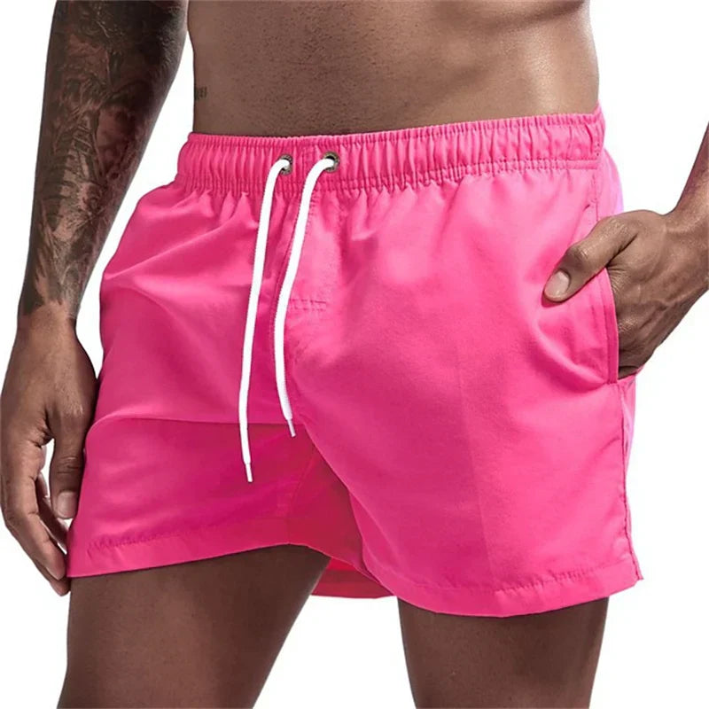 Men's Quick-Dry Swim Shorts - Beach and Pool Shorts