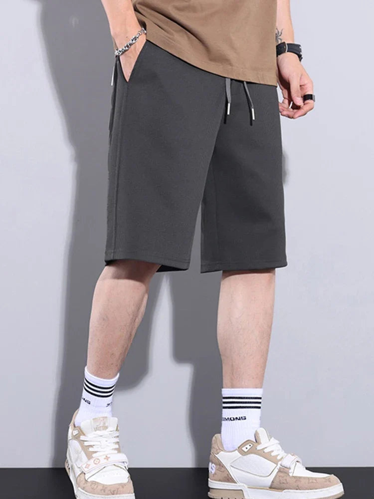 Men's Baggy Sweat Shorts - Breathable Casual Lounge Shorts