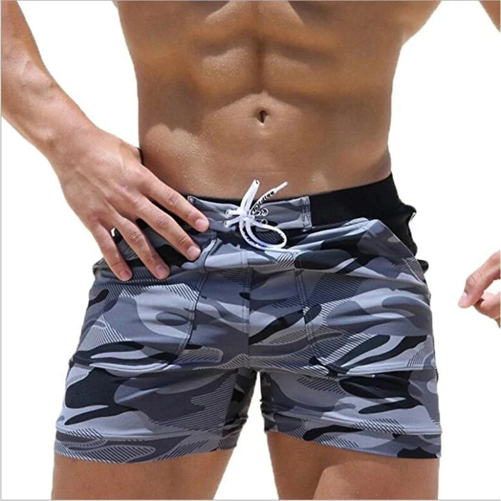 Men's Quick-Dry Swim Shorts - Lightweight Beach Trunks for Summer