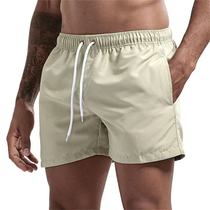 Men's Quick-Dry Swim Shorts - Beach and Pool Shorts