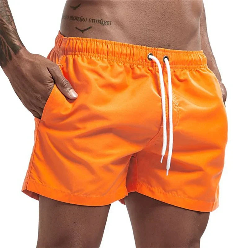 Men's Quick-Dry Swim Shorts - Beach and Pool Shorts