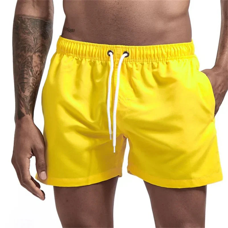 Men's Quick-Dry Swim Shorts - Beach and Pool Shorts