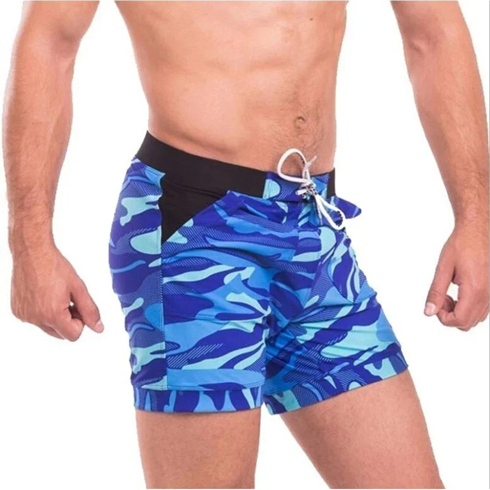 Men's Quick-Dry Swim Shorts - Lightweight Beach Trunks for Summer
