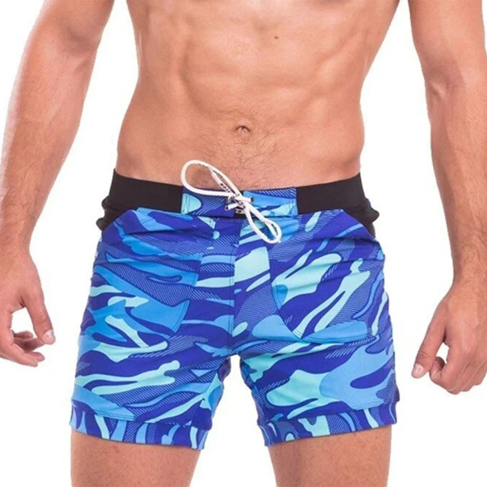 Men's Quick-Dry Swim Shorts - Lightweight Beach Trunks for Summer