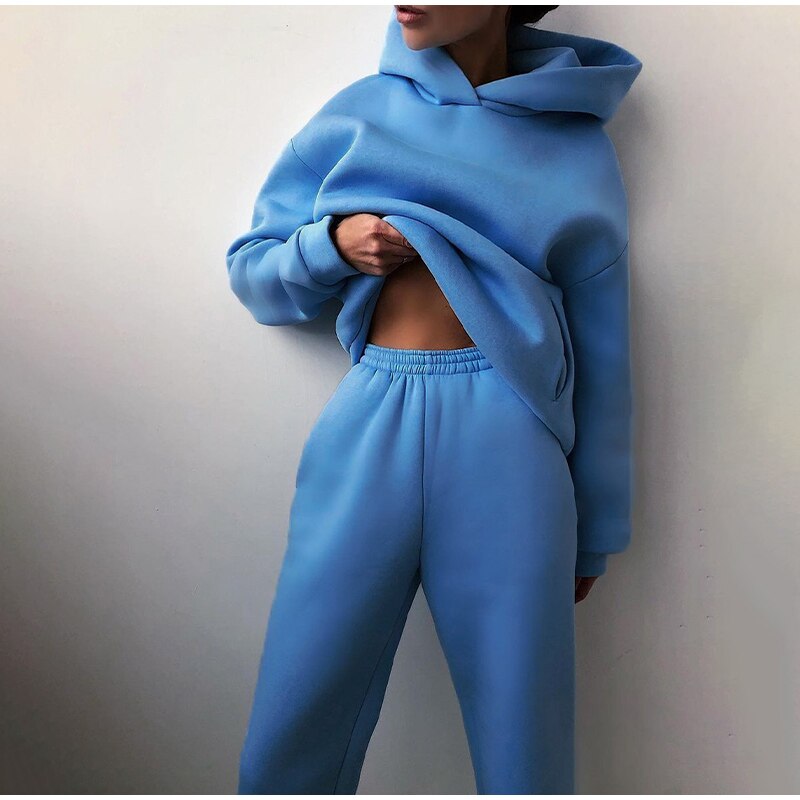 Women's Oversized Jogging Set – Comfortable Trendy Lounge Style