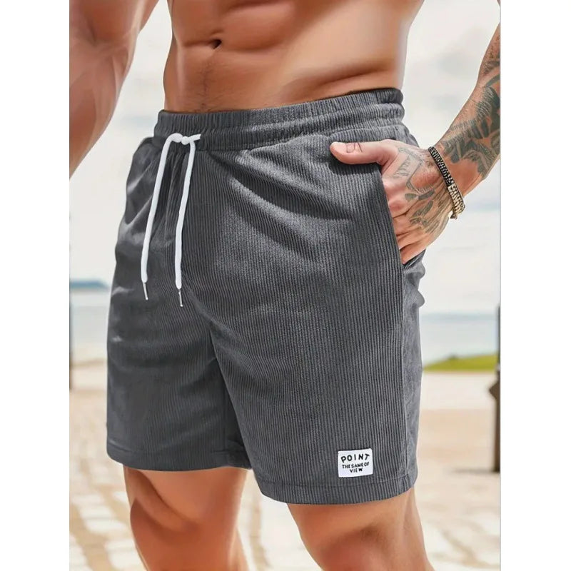 Men's Casual Drawstring Shorts - Lightweight Summer Shorts