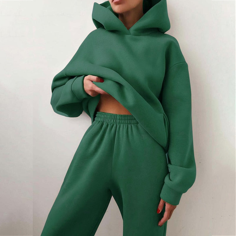 Women's Oversized Jogging Set – Comfortable Trendy Lounge Style