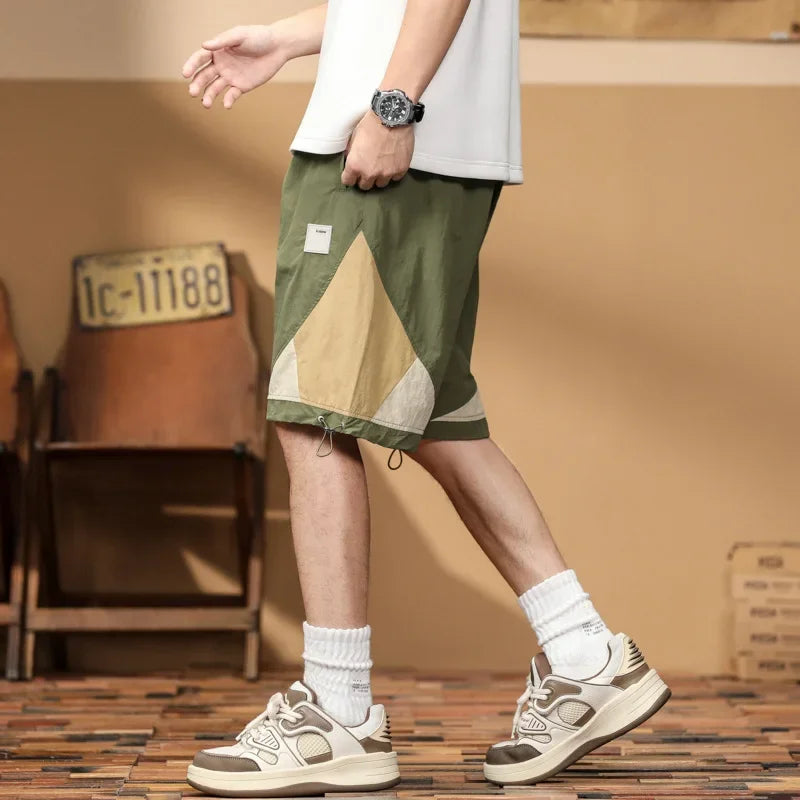 Men's Elastic Waist Drawstring Shorts - Casual Summer Shorts