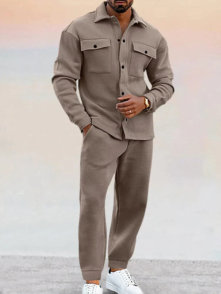 Men's Classic Blazer and Pants Set – Tailored Formal Occasion Style