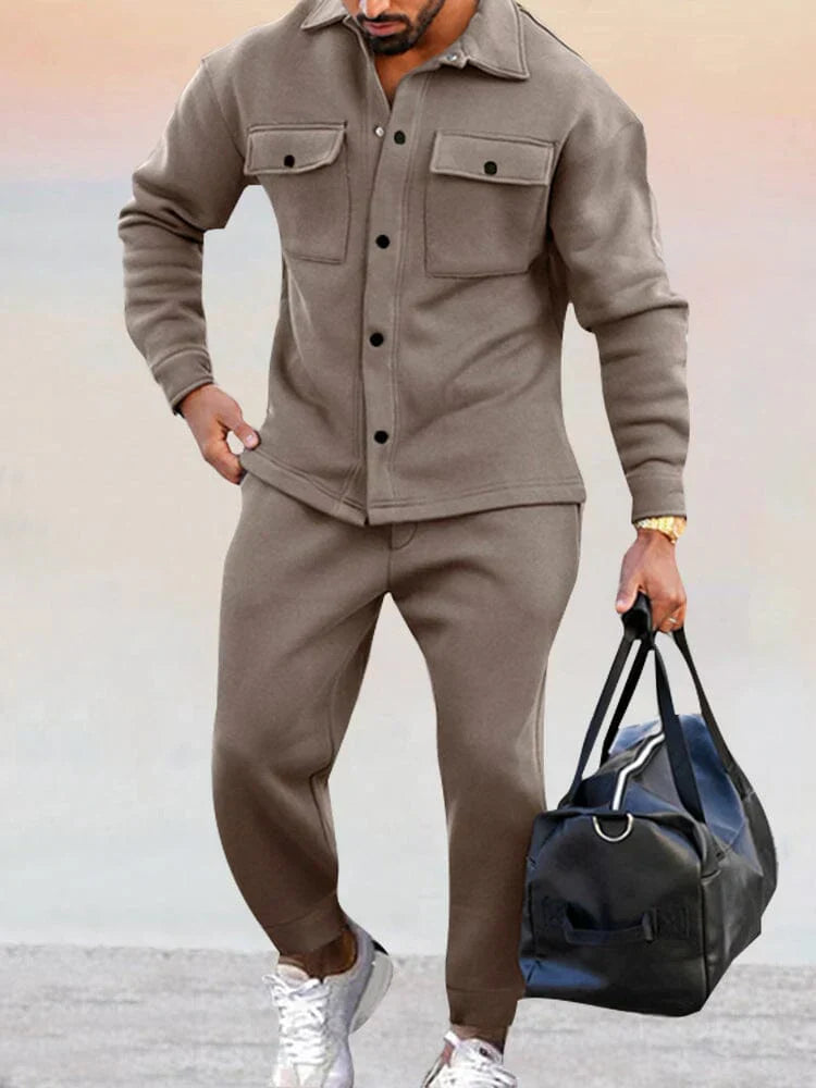 Men's Classic Blazer and Pants Set – Tailored Formal Occasion Style