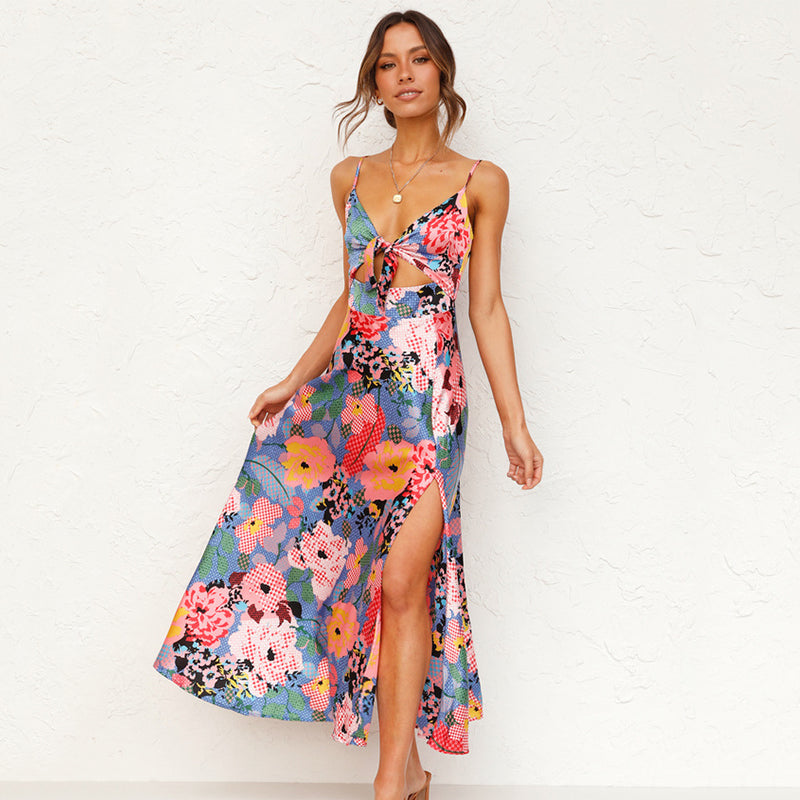 Women's Wedding Guest Floral Maxi Dress – Romantic Occasion Style