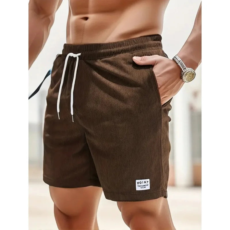 Men's Casual Drawstring Shorts - Lightweight Summer Shorts