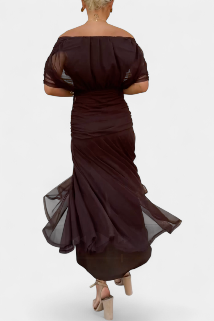 Women's Floral Maxi Dress – V-Neck Flowy Elegant Summer Style