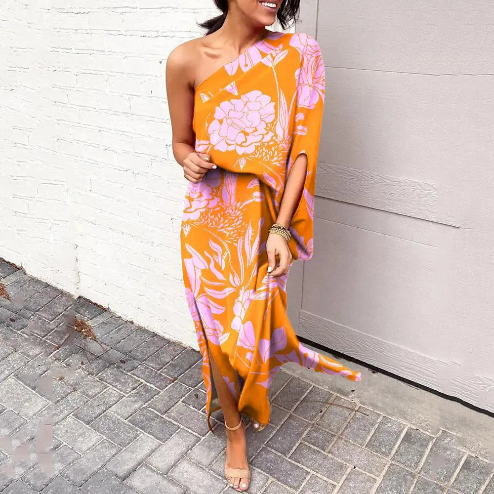 Women's Elegant Midi Dress – Comfortable Feminine Everyday Style