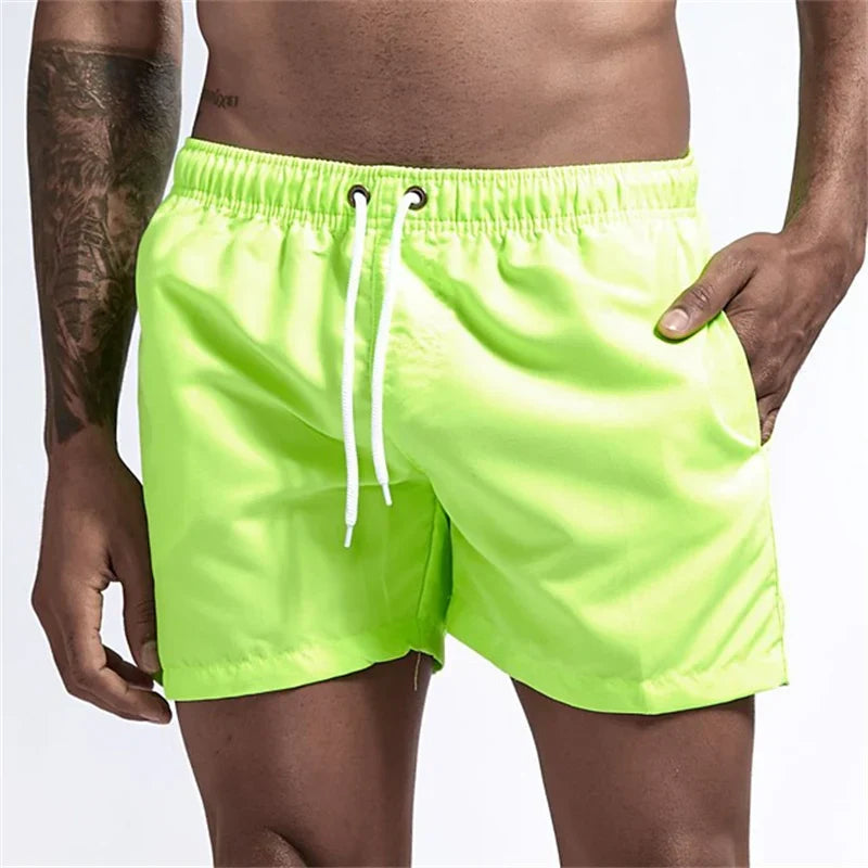 Men's Quick-Dry Swim Shorts - Beach and Pool Shorts