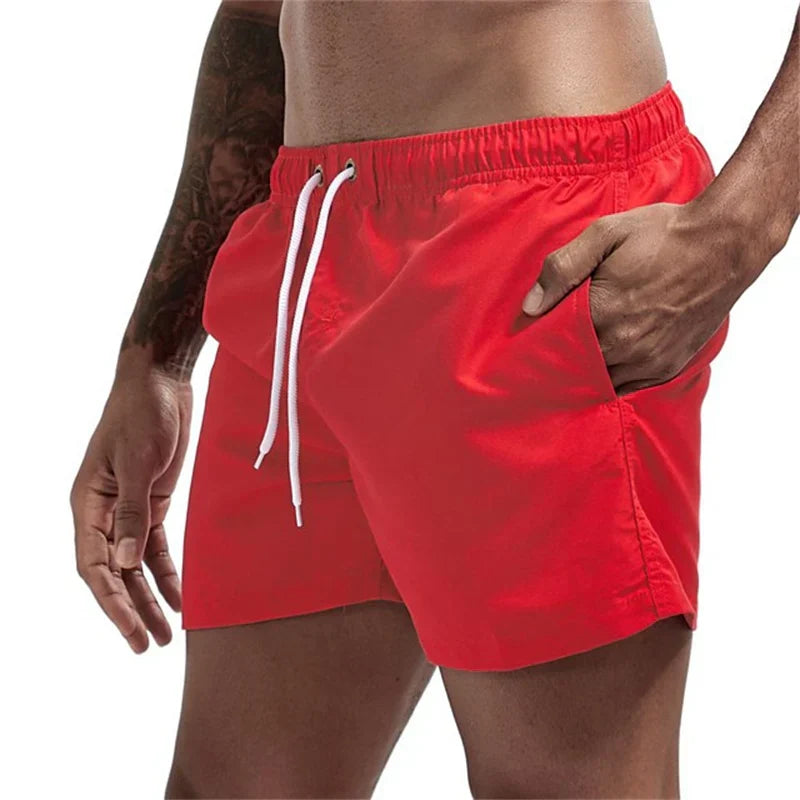 Men's Quick-Dry Swim Shorts - Beach and Pool Shorts