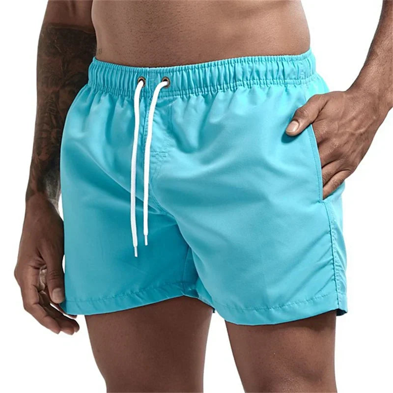 Men's Quick-Dry Swim Shorts - Beach and Pool Shorts