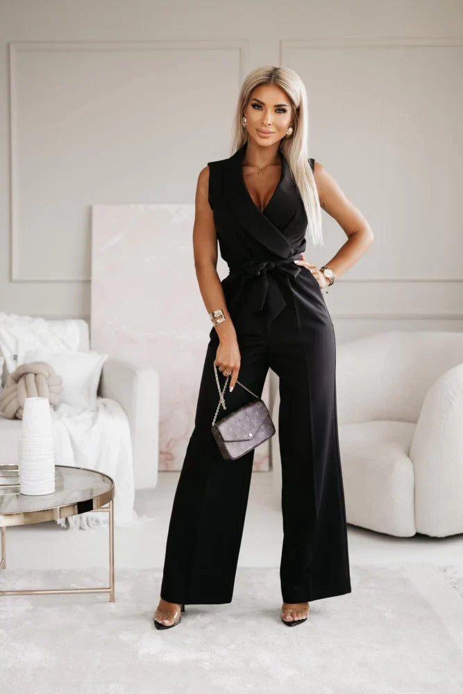 Women's Sleeveless Jumpsuit – Elegant Chic Comfortable Style