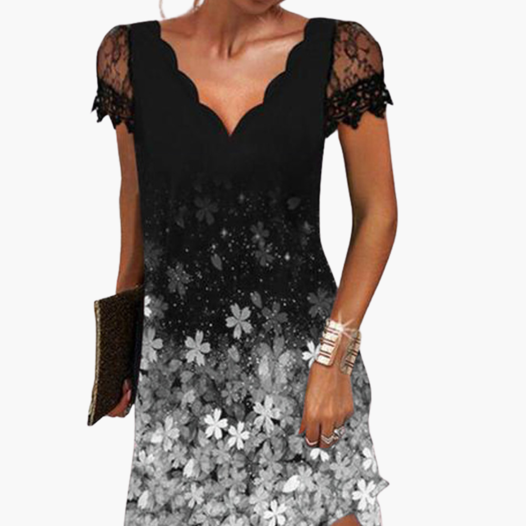 Women's Decorative Detail Dress – Minimal Chic Everyday Style