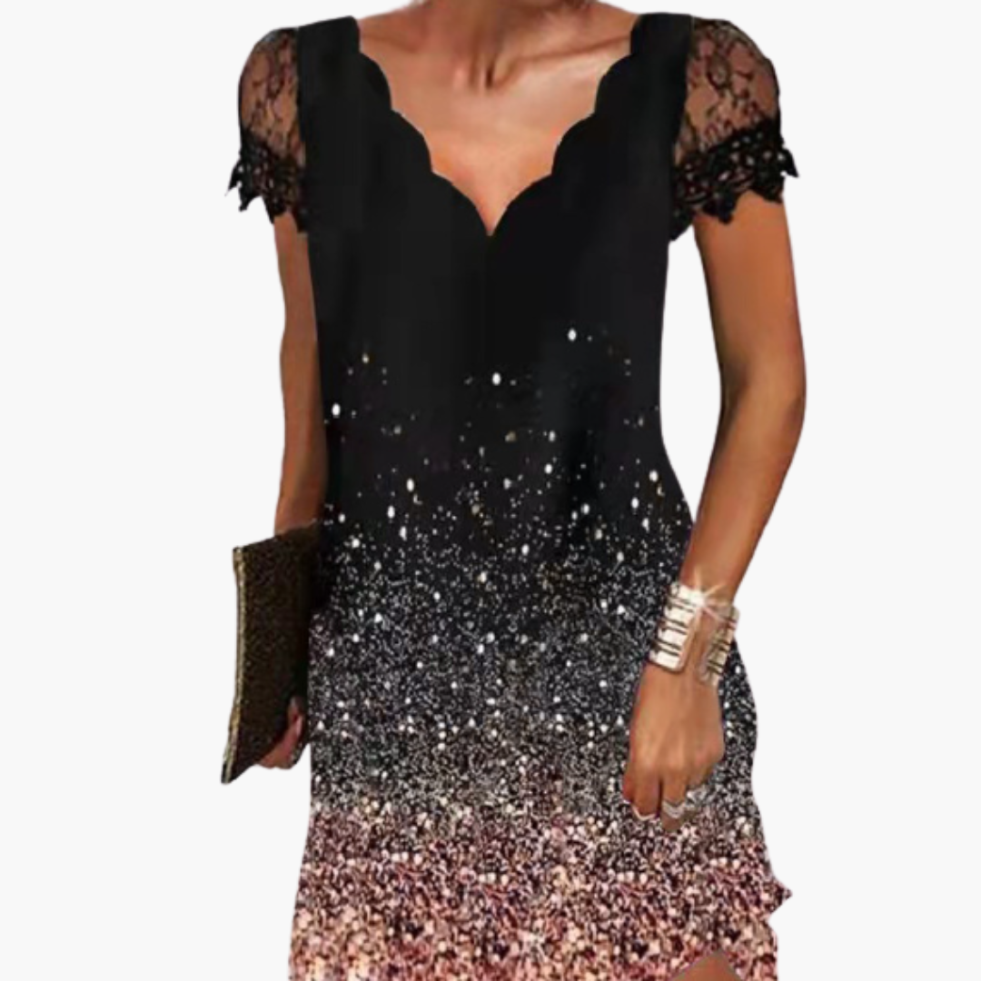 Women's Decorative Detail Dress – Minimal Chic Everyday Style