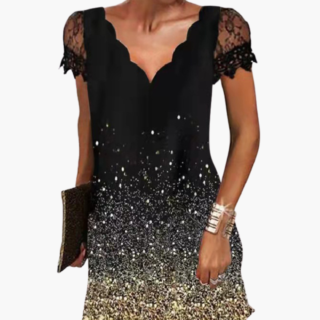 Women's Decorative Detail Dress – Minimal Chic Everyday Style