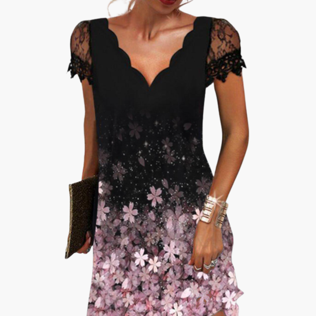 Women's Decorative Detail Dress – Minimal Chic Everyday Style