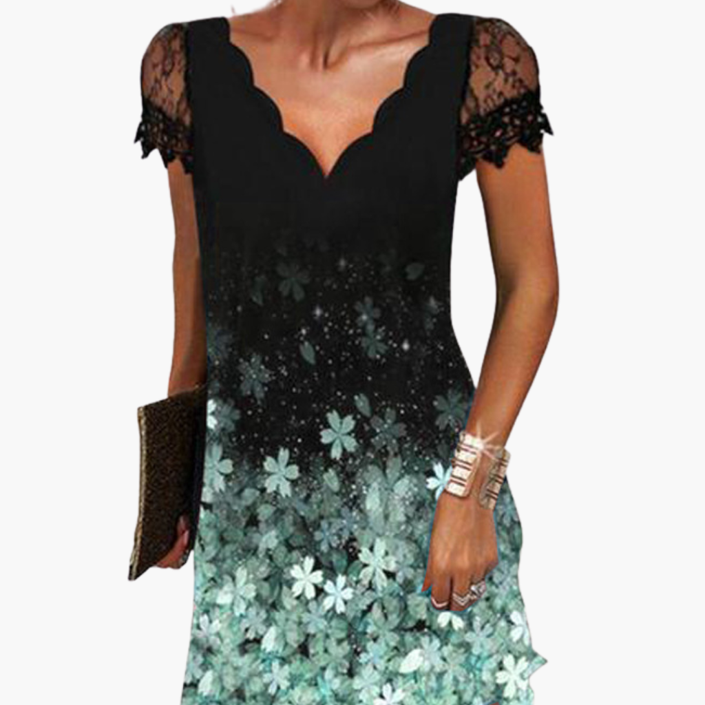 Women's Decorative Detail Dress – Minimal Chic Everyday Style